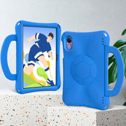 For Honor Pad X9 Handle Football Shaped EVA Shockproof Tablet Case(Blue)
