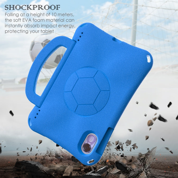 For Honor Pad X9 Handle Football Shaped EVA Shockproof Tablet Case(Blue)