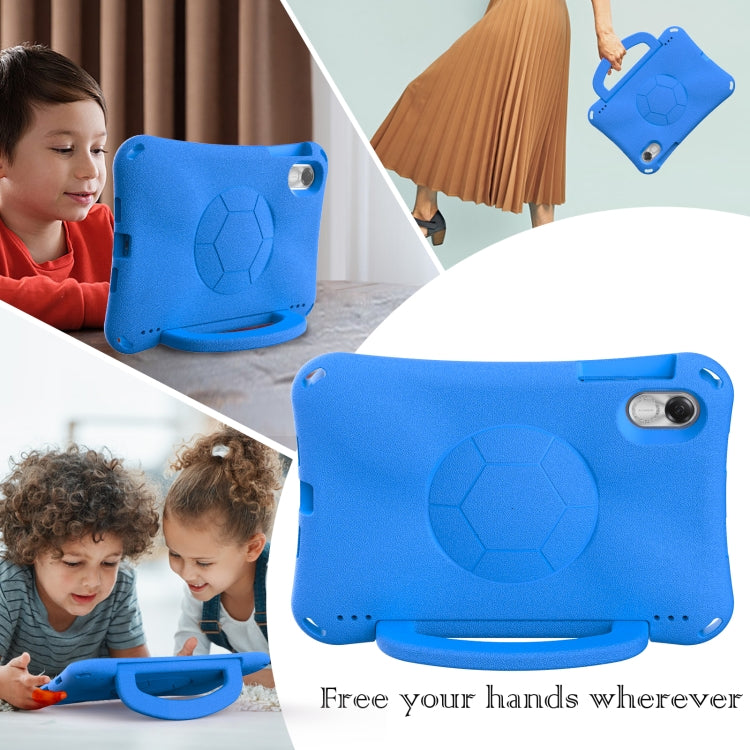For Honor Pad X9 Handle Football Shaped EVA Shockproof Tablet Case(Blue)