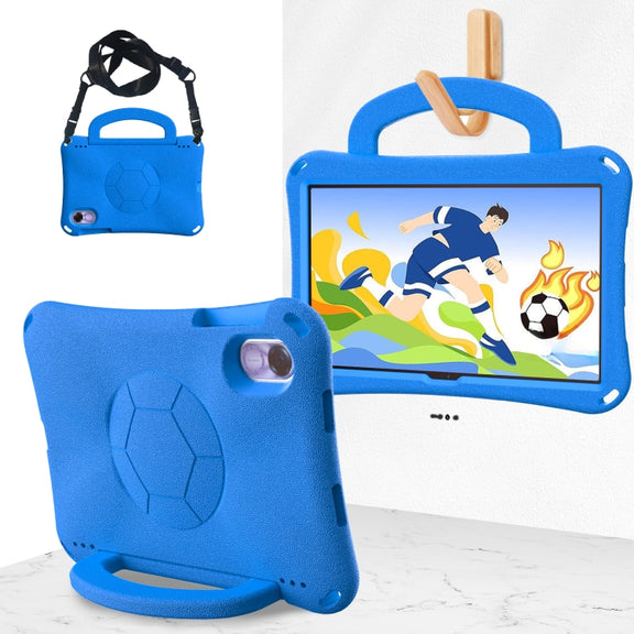 For Honor Pad X9 Handle Football Shaped EVA Shockproof Tablet Case(Blue)