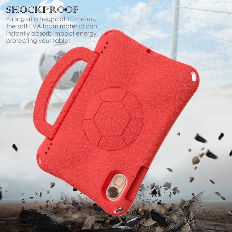 For Honor Pad X9 Handle Football Shaped EVA Shockproof Tablet Case(Red)
