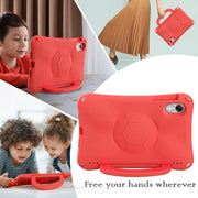 For Honor Pad X9 Handle Football Shaped EVA Shockproof Tablet Case(Red)