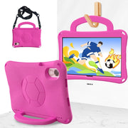 For Honor Pad X9 Handle Football Shaped EVA Shockproof Tablet Case(Rose Red)