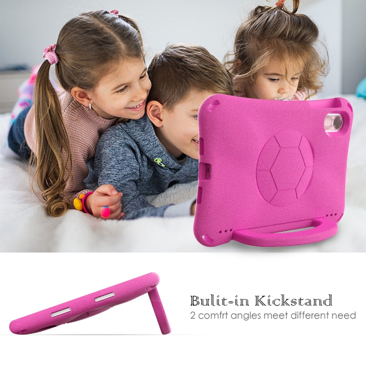For Honor Pad X9 Handle Football Shaped EVA Shockproof Tablet Case(Rose Red)
