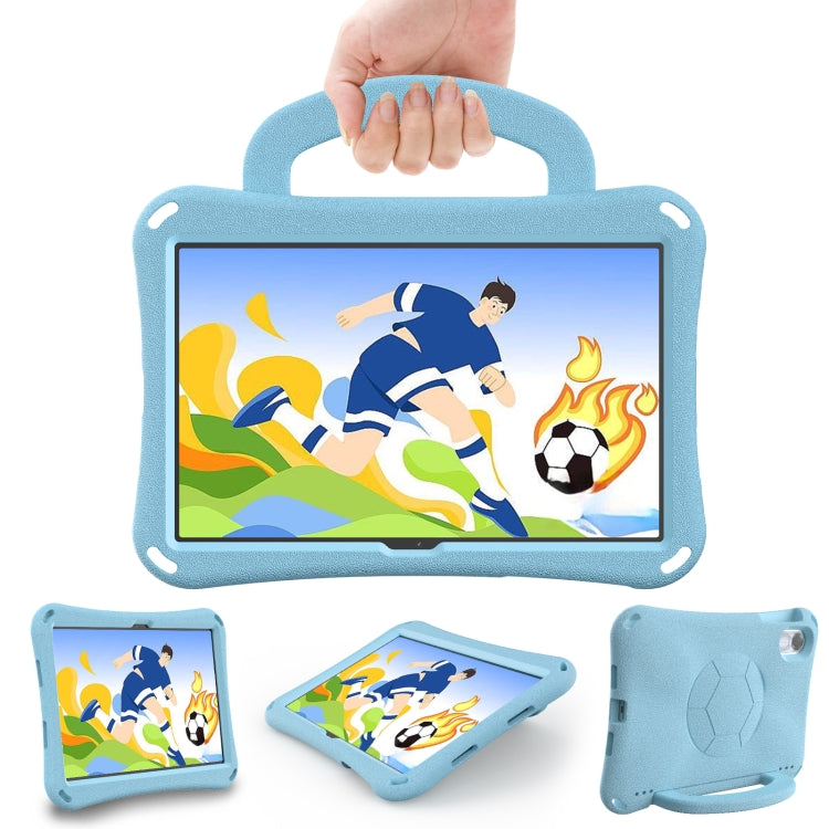 For Honor Pad X9 Handle Football Shaped EVA Shockproof Tablet Case(Light Blue)