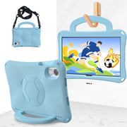 For Honor Pad X9 Handle Football Shaped EVA Shockproof Tablet Case(Light Blue)