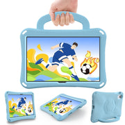 For Honor Pad X9 Handle Football Shaped EVA Shockproof Tablet Case(Light Blue)
