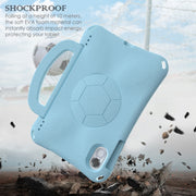 For Honor Pad X9 Handle Football Shaped EVA Shockproof Tablet Case(Light Blue)