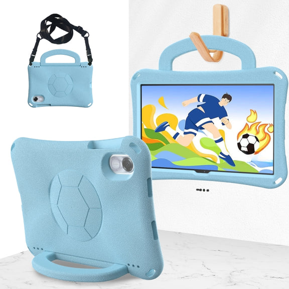 For Honor Pad X9 Handle Football Shaped EVA Shockproof Tablet Case(Light Blue)