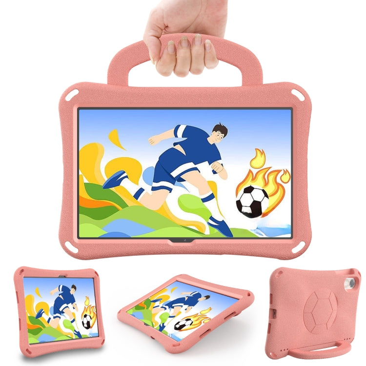 For Honor Pad X9 Handle Football Shaped EVA Shockproof Tablet Case(Light Pink)