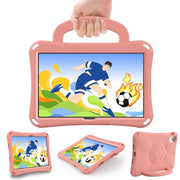 For Honor Pad X9 Handle Football Shaped EVA Shockproof Tablet Case(Light Pink)