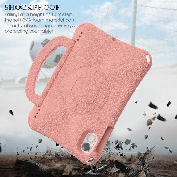 For Honor Pad X9 Handle Football Shaped EVA Shockproof Tablet Case(Light Pink)