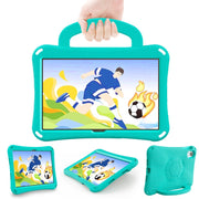 For Honor Pad X9 Handle Football Shaped EVA Shockproof Tablet Case(Mint  Green)