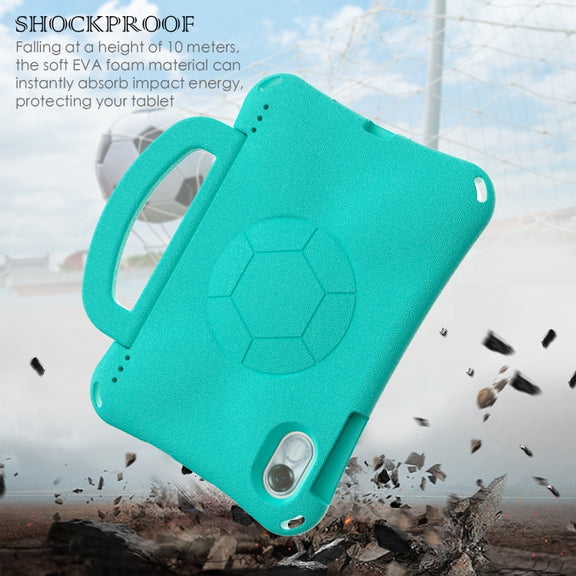 For Honor Pad X9 Handle Football Shaped EVA Shockproof Tablet Case(Mint  Green)