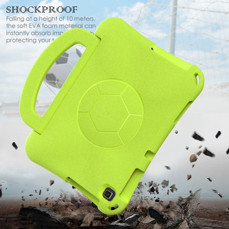 For Honor Pad X8 / X8 Lite 10.1 Handle Football Shaped EVA Shockproof Tablet Case(Grass Green)