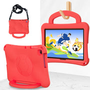 For Honor Pad X8 / X8 Lite 10.1 Handle Football Shaped EVA Shockproof Tablet Case(Red)