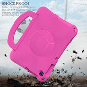 For Honor Pad X8 / X8 Lite 10.1 Handle Football Shaped EVA Shockproof Tablet Case(Rose Red)