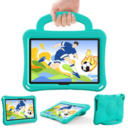 For Honor Pad X8 / X8 Lite 10.1 Handle Football Shaped EVA Shockproof Tablet Case(Mint  Green)