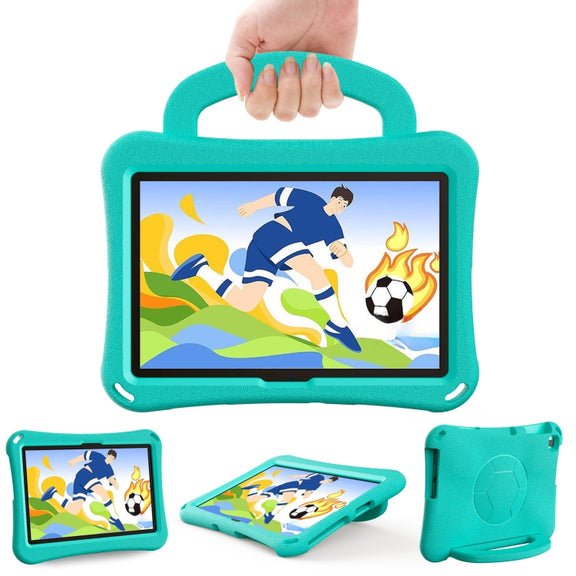 For Honor Pad X8 / X8 Lite 10.1 Handle Football Shaped EVA Shockproof Tablet Case(Mint  Green)