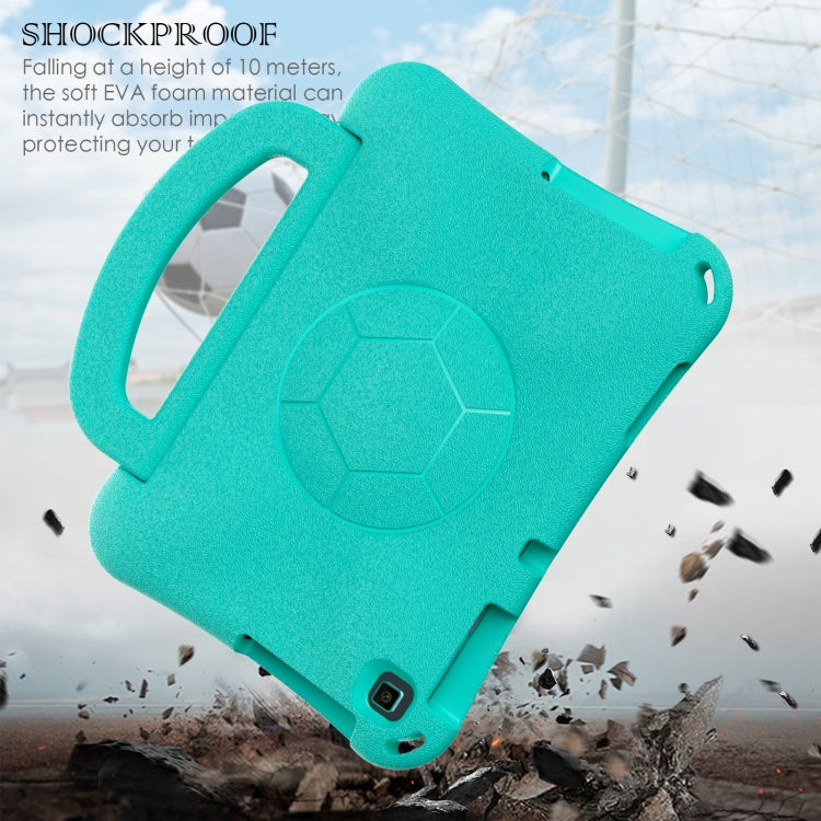 For Honor Pad X8 / X8 Lite 10.1 Handle Football Shaped EVA Shockproof Tablet Case(Mint  Green)