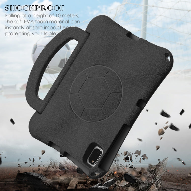 For Honor Pad V7 10.4 2024 Handle Football Shaped EVA Shockproof Tablet Case(Black)