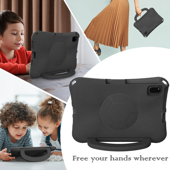 For Honor Pad V7 10.4 2024 Handle Football Shaped EVA Shockproof Tablet Case(Black)