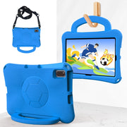 For Honor Pad V7 10.4 2024 Handle Football Shaped EVA Shockproof Tablet Case(Blue)