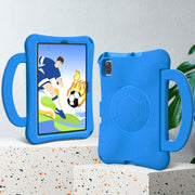 For Honor Pad V7 10.4 2024 Handle Football Shaped EVA Shockproof Tablet Case(Blue)