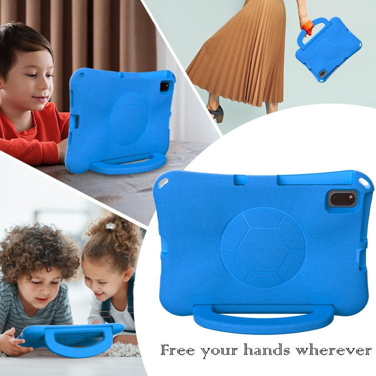 For Honor Pad V7 10.4 2024 Handle Football Shaped EVA Shockproof Tablet Case(Blue)