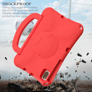 For Honor Pad V7 10.4 2024 Handle Football Shaped EVA Shockproof Tablet Case(Red)