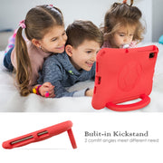 For Honor Pad V7 10.4 2024 Handle Football Shaped EVA Shockproof Tablet Case(Red)