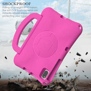 For Honor Pad V7 10.4 2024 Handle Football Shaped EVA Shockproof Tablet Case(Rose Red)