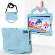 For Honor Pad V7 10.4 2024 Handle Football Shaped EVA Shockproof Tablet Case(Light Blue) - Honor by PMC TechLife | Online Shopping South Africa | PMC TechLife | Buy Now Pay Later Mobicred