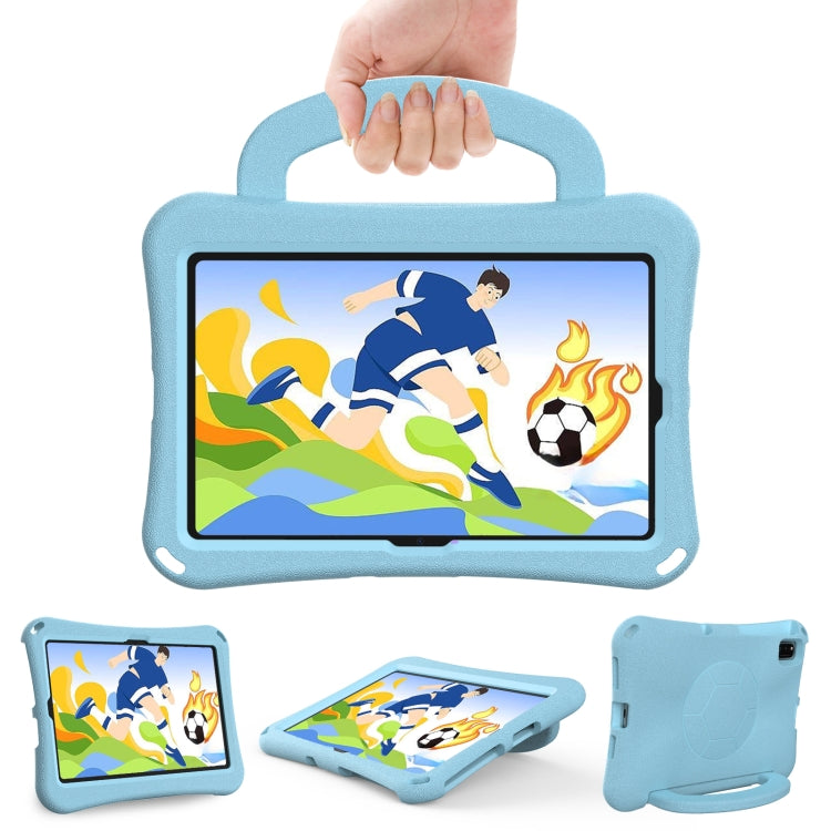 For Honor Pad V7 10.4 2024 Handle Football Shaped EVA Shockproof Tablet Case(Light Blue)