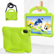 For Honor Pad V7 11 2021 Handle Football Shaped EVA Shockproof Tablet Case(Grass Green) - Honor by PMC TechLife | Online Shopping South Africa | PMC TechLife | Buy Now Pay Later Mobicred