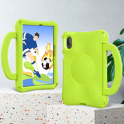 For Honor Pad V7 11 2021 Handle Football Shaped EVA Shockproof Tablet Case(Grass Green)