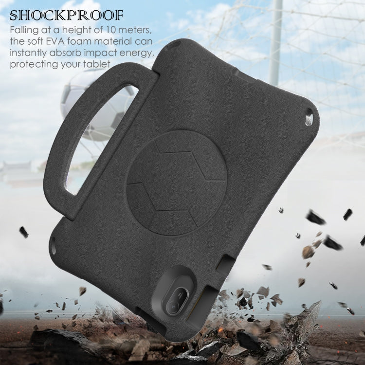For Honor Pad V7 11 2021 Handle Football Shaped EVA Shockproof Tablet Case(Black)