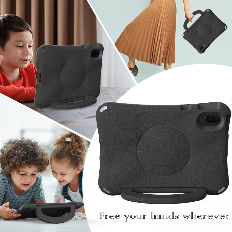 For Honor Pad V7 11 2021 Handle Football Shaped EVA Shockproof Tablet Case(Black)