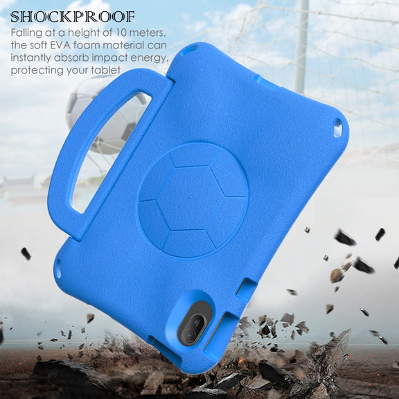 For Honor Pad V7 11 2021 Handle Football Shaped EVA Shockproof Tablet Case(Blue)
