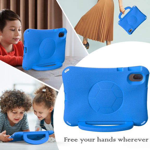 For Honor Pad V7 11 2021 Handle Football Shaped EVA Shockproof Tablet Case(Blue)
