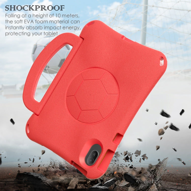 For Honor Pad V7 11 2021 Handle Football Shaped EVA Shockproof Tablet Case(Red)