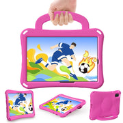 For Honor Pad V7 11 2021 Handle Football Shaped EVA Shockproof Tablet Case(Rose Red)