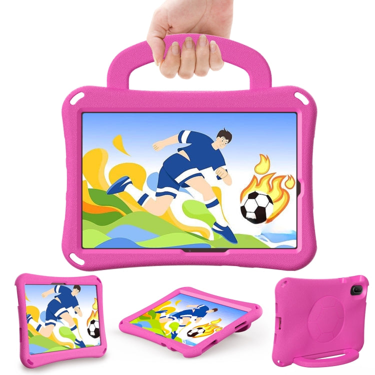 For Honor Pad V7 11 2021 Handle Football Shaped EVA Shockproof Tablet Case(Rose Red)