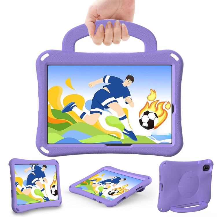 For Honor Pad V7 11 2021 Handle Football Shaped EVA Shockproof Tablet Case(Light Blue)
