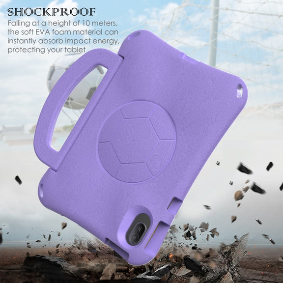 For Honor Pad V7 11 2021 Handle Football Shaped EVA Shockproof Tablet Case(Light Blue)