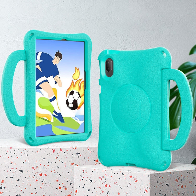 For Honor Pad V7 11 2021 Handle Football Shaped EVA Shockproof Tablet Case(Mint  Green)