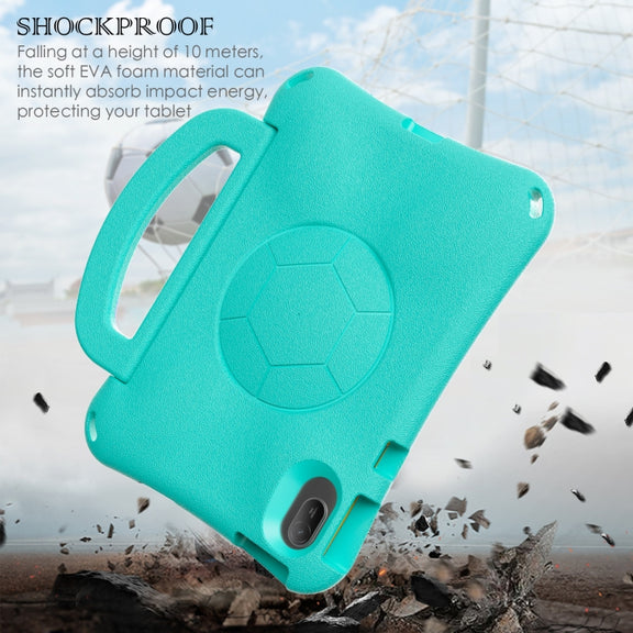 For Honor Pad V7 11 2021 Handle Football Shaped EVA Shockproof Tablet Case(Mint  Green)