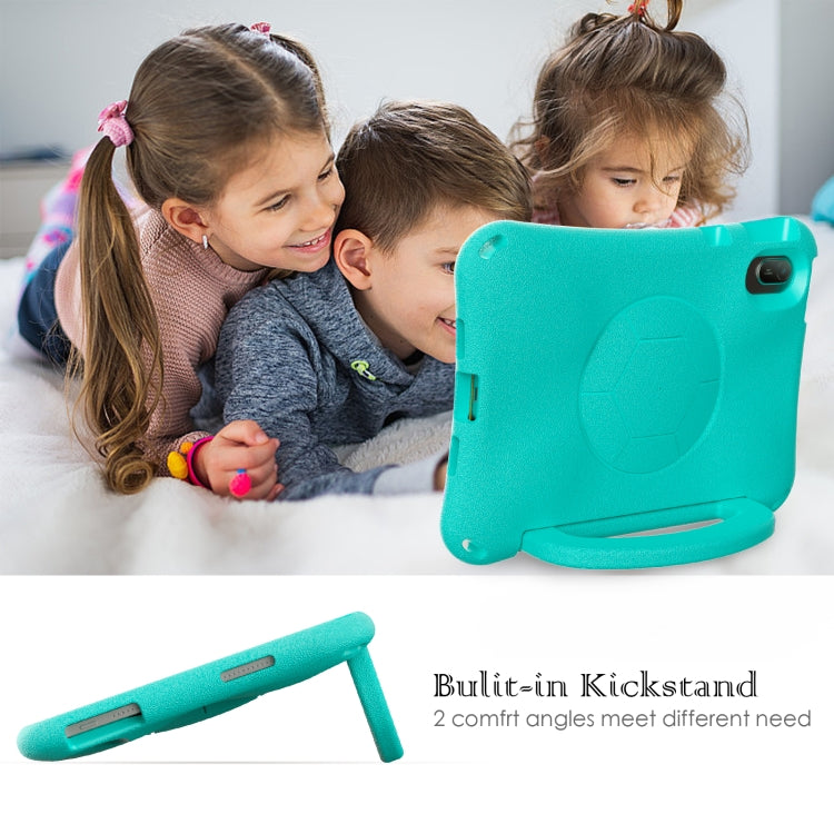 For Honor Pad V7 11 2021 Handle Football Shaped EVA Shockproof Tablet Case(Mint  Green)
