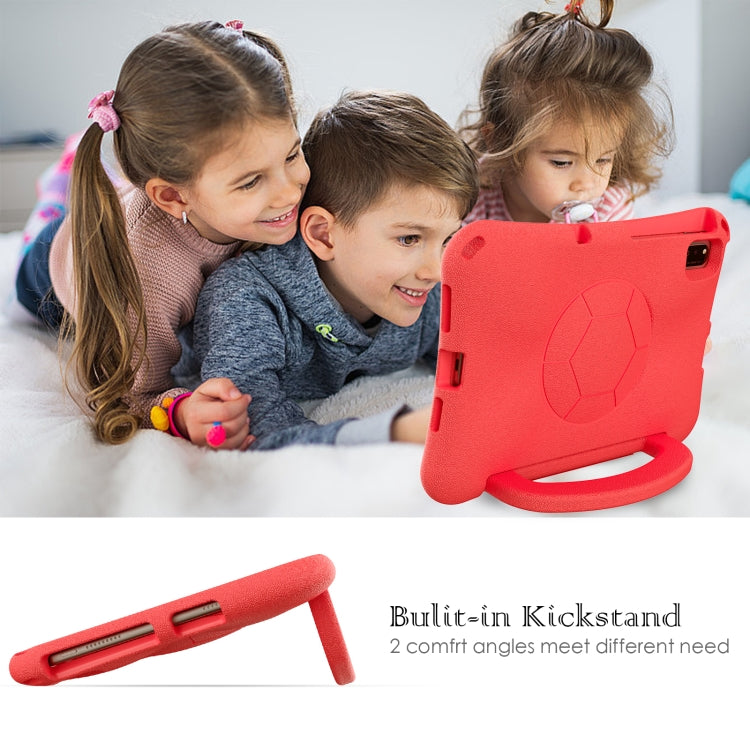 For Honor Pad V6 10.4 2024 Handle Football Shaped EVA Shockproof Tablet Case(Red)