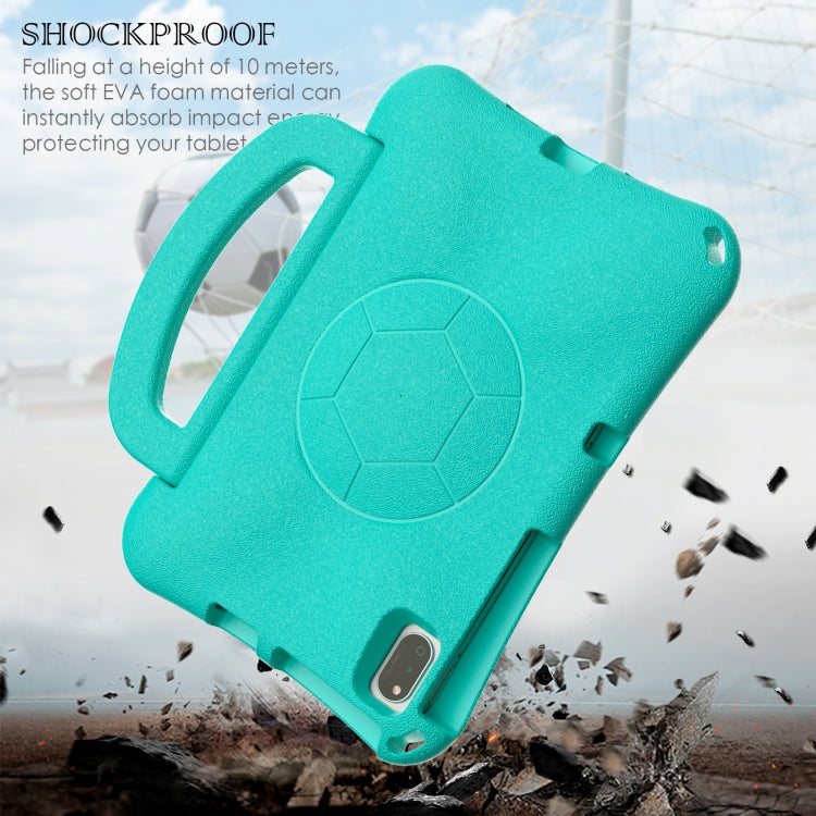 For Honor Pad V6 10.4 2024 Handle Football Shaped EVA Shockproof Tablet Case(Mint  Green)